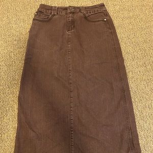 Christopher & Banks Brown Skirt